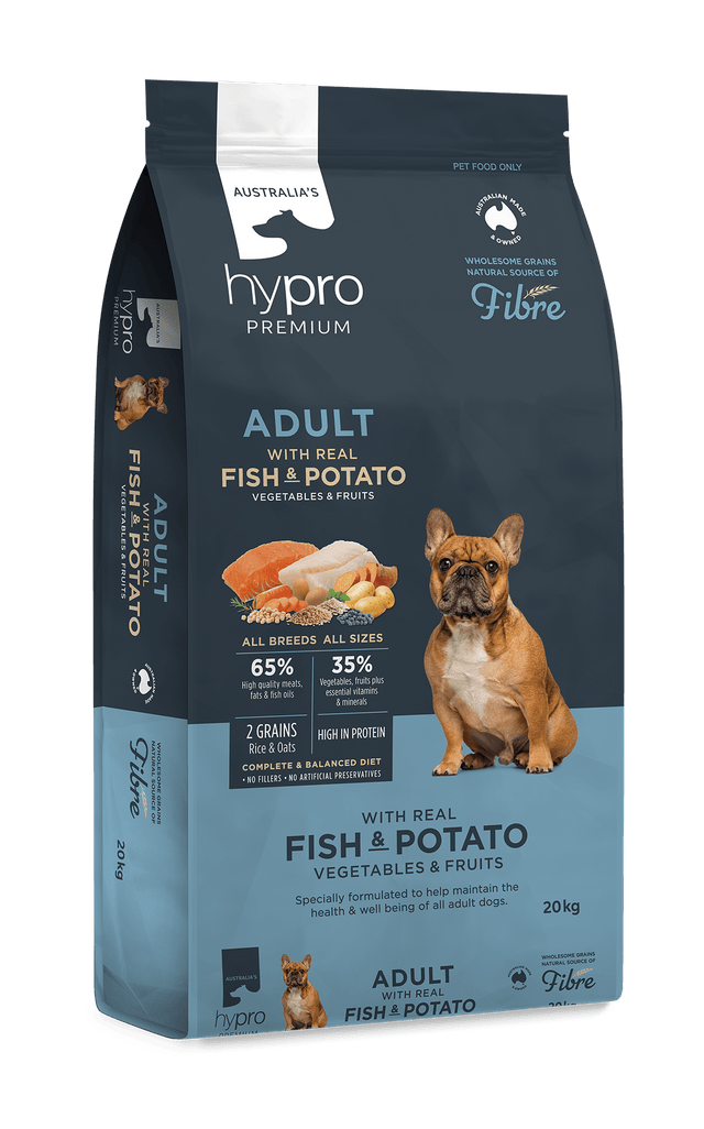 Hypro Premium Adult Fish & Potato Dry Dog Food 20kg