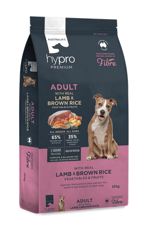 Hypro Premium Adult Lamb & Brown Rice Dry Dog Food 2.5kg
