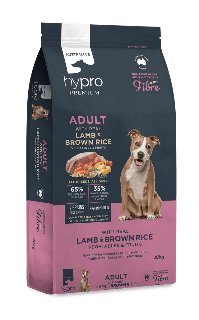 Hypro Premium Adult Lamb & Brown Rice Dry Dog Food 2.5kg