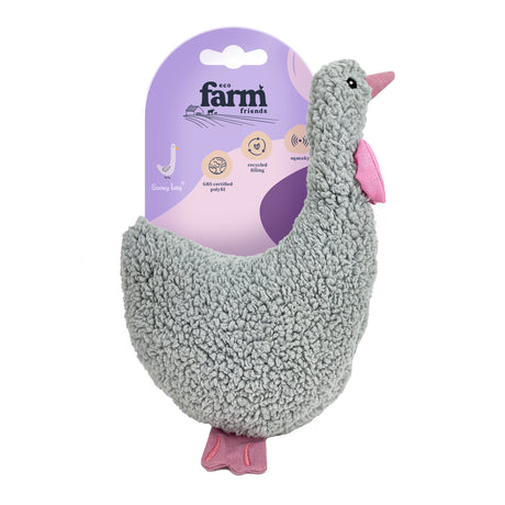 Eco Farm Friends Goosey Lucy Dog Toy
