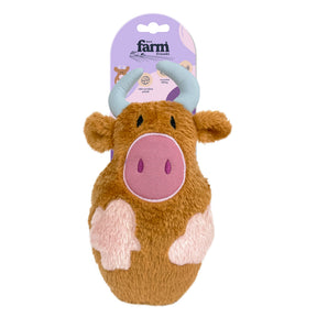 Eco Farm Friends Murray Moo Dog Toy