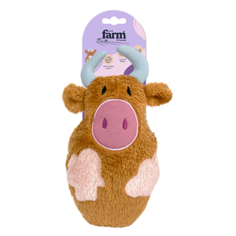 Eco Farm Friends Murray Moo Dog Toy