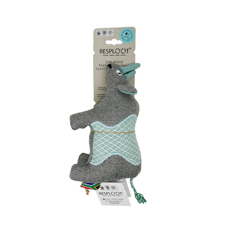 Resploot Black Rhino Dog Toy