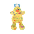 Flatties Yellow Spotty Duck Dog Toy