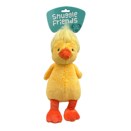 Snuggle Friends Plush Yellow Duck Dog Toy