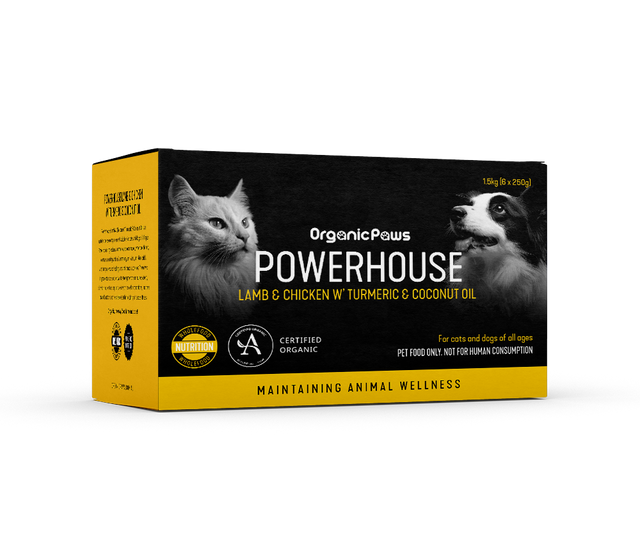 Organic Paws Lamb & Chicken with Turmeric Raw Dog Food
