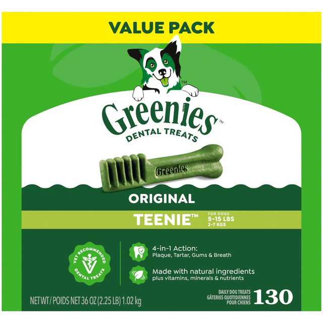 Greenies Original Teenie Dog Dental Treats Value Pack 1kg