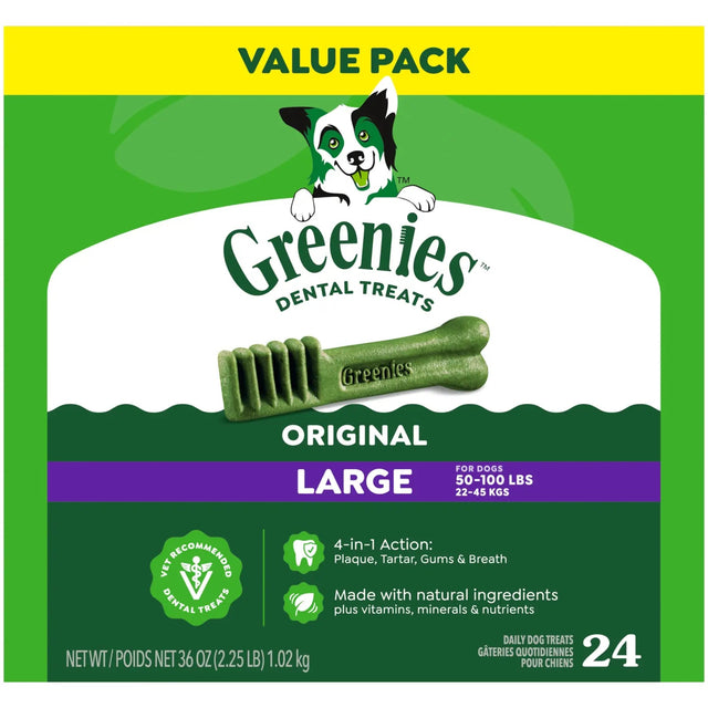 Greenies Original Large Dog Dental Treats Value Pack 1kg