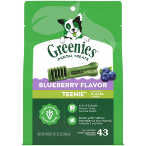 Greenies Blueberry Teenie Dog Dental Treats 340g