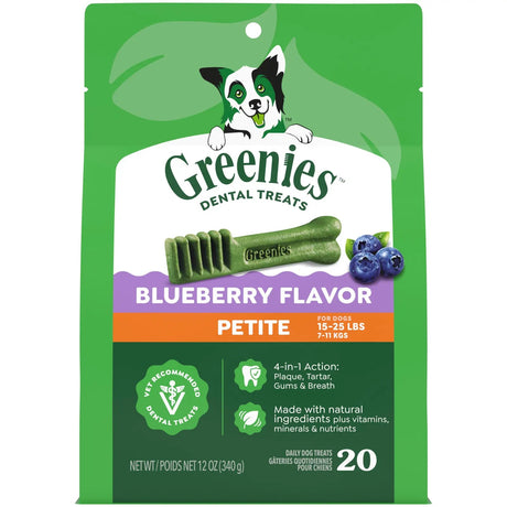 Greenies Blueberry Petite Dog Dental Treats 340g