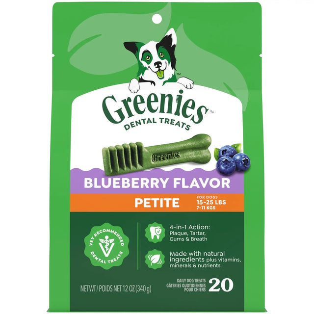 Greenies Blueberry Petite Dog Dental Treats 340g