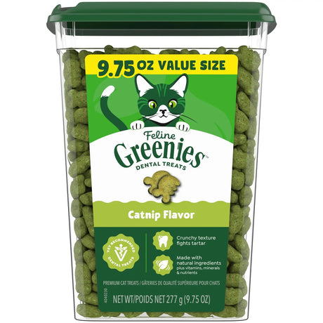 Feline Greenies Catnip Dental Treats 277g
