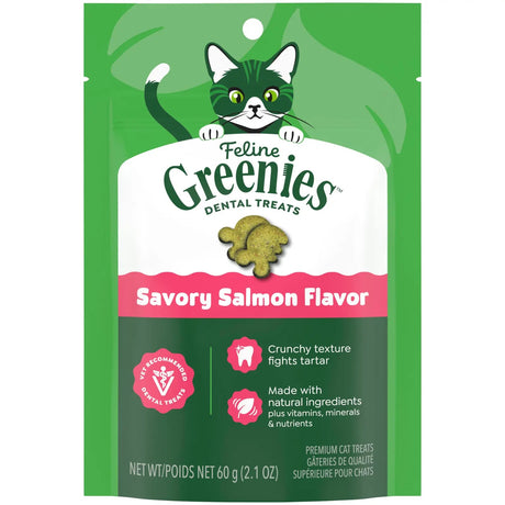 Feline Greenies Salmon Dental Treats 60g