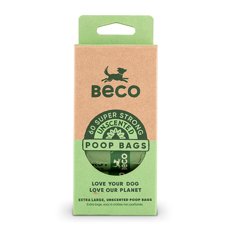 BECO 60PK ECO FRIENDLY POO BAGS