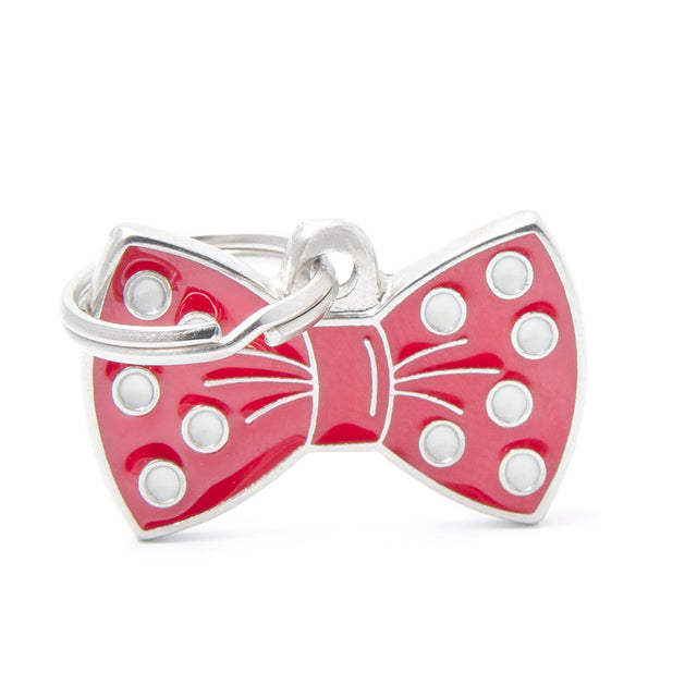 MF BASIC CHARM RED BOW