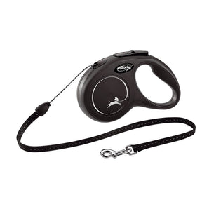 FLEXI CLASSIC CORD SML BLK 5M