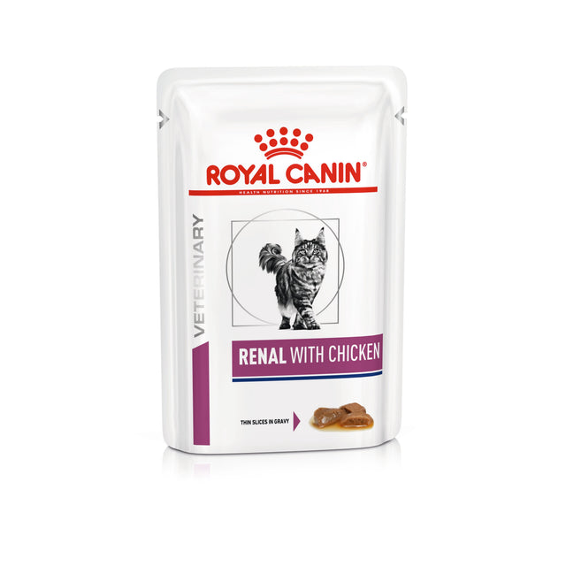Royal Canin Veterinary Diet Renal Chicken Wet Cat Food 85g