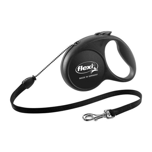 FLEXI FUN CORD BLACK MED 5M