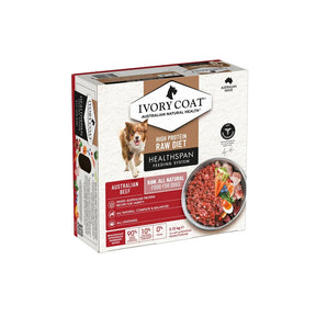 Ivory Coat Healthspan Raw Diet Beef 12 x 227g