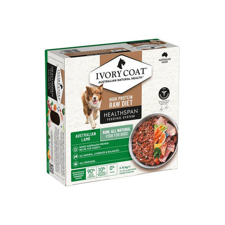 Ivory Coat Healthspan Raw Diet Lamb 12 x 227g