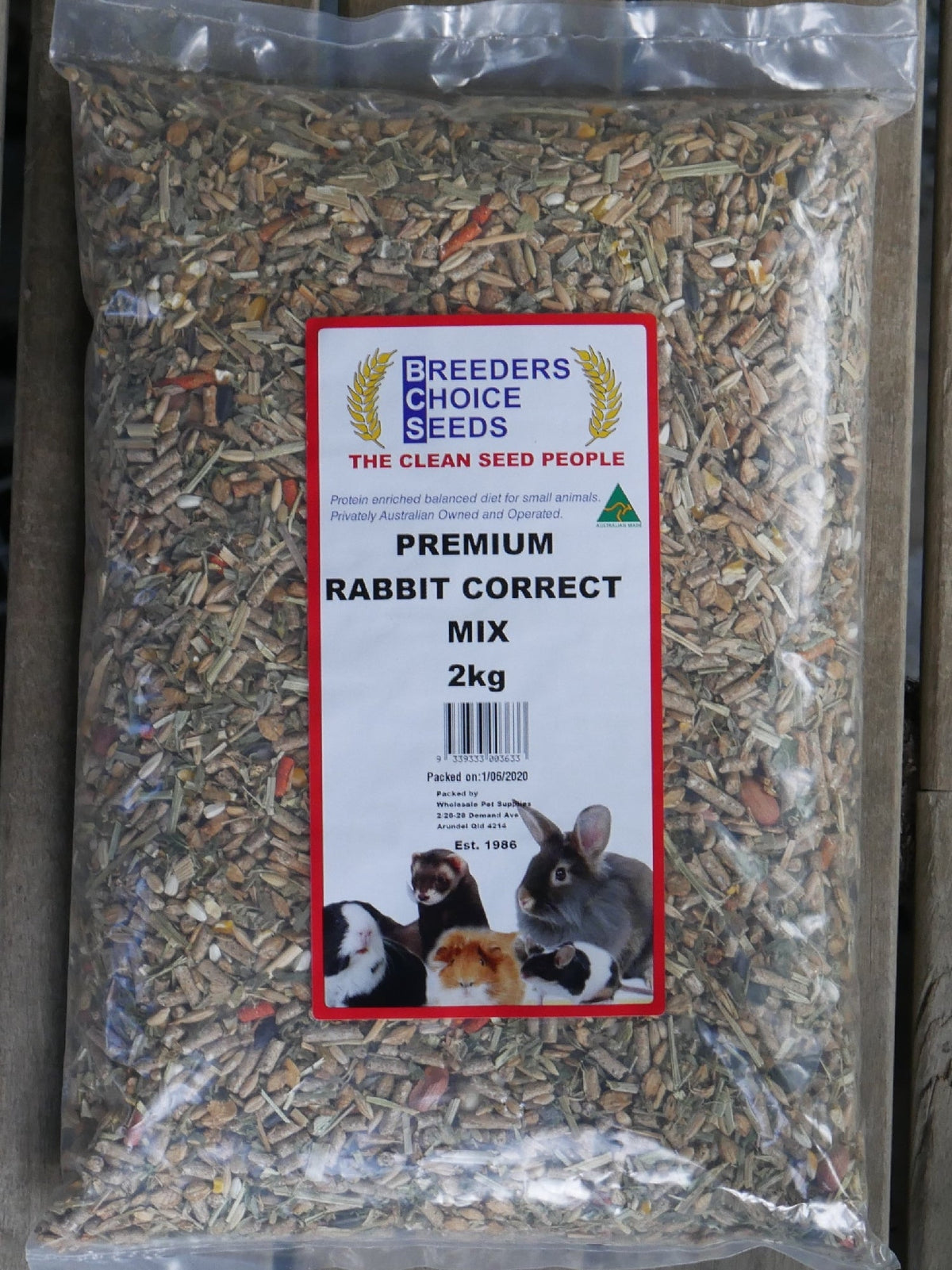 Breeders Choice Premium Rabbit Correct Menu 2kg