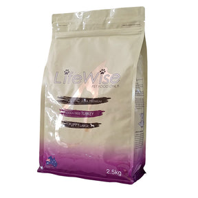 LifeWise Puppy Stage 3 Grain Free Turkey Large Bites Dry Dog Food 2.5kg