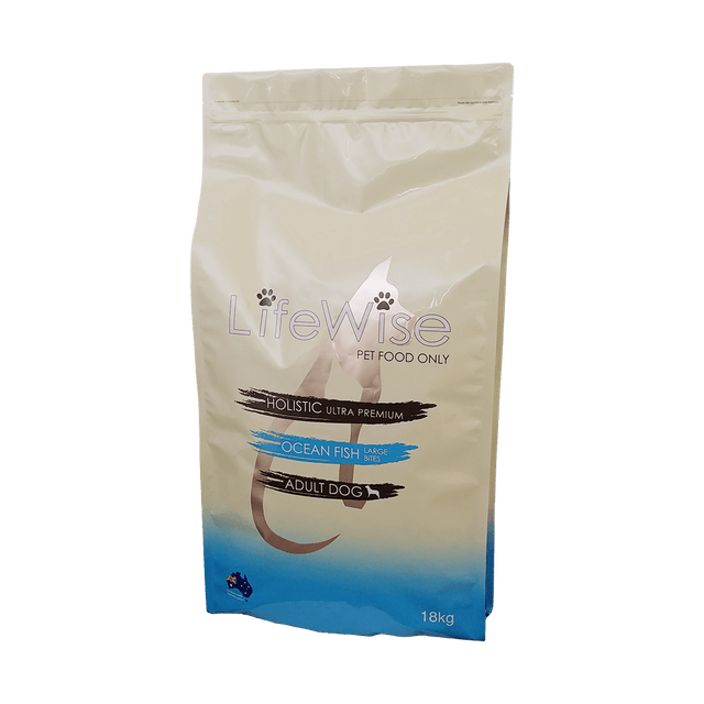 LifeWise Ocean Fish Large Bites with Lamb, Rice & Vegetables Dry Dog Food 9kg