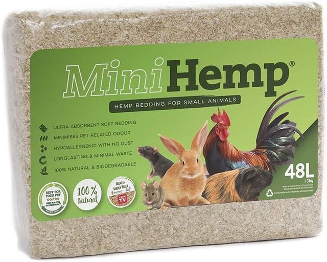 OzHemp MiniHemp Small Animal Bedding 3kg