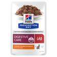 Hill's Prescription Diet i/d Digestive Care with Chicken Wet Cat Food Pouches 12x85g
