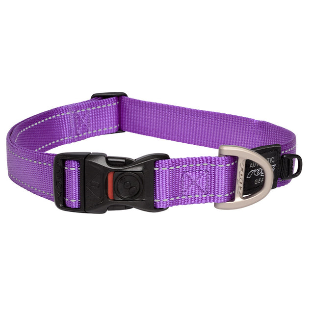 ROGZ CLASSIC COLLAR PURPLE XLRGE
