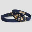 Animals in Charge Navy Recycled Canvas Dog Collar