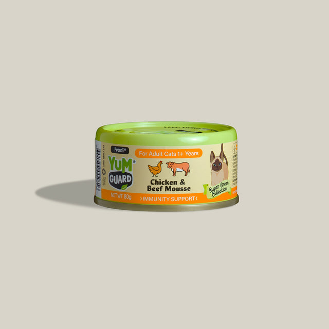 YumGuard Chicken & Beef Mousse for Adult Cats 80g