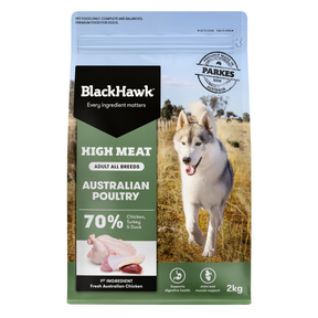 Black Hawk High Meat Poultry Dry Dog Food 10kg
