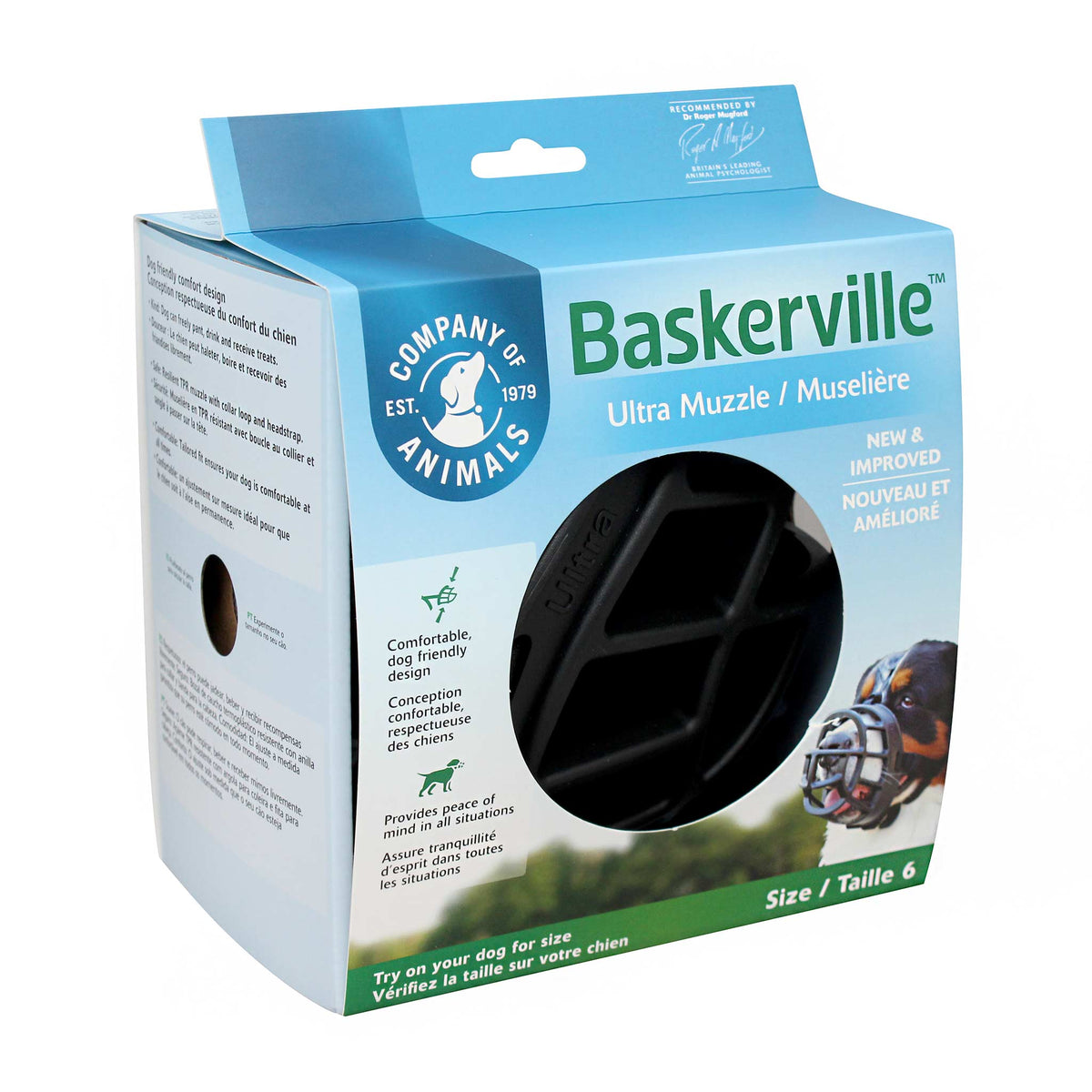 Baskerville Ultra Dog Muzzle Size 6