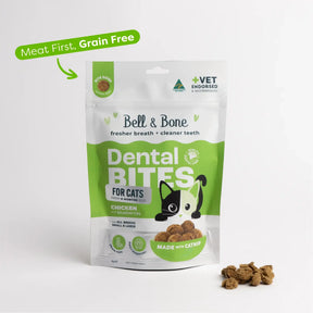 Bell & Bone Cat Dental Bites Chicken & Blueberry 80g