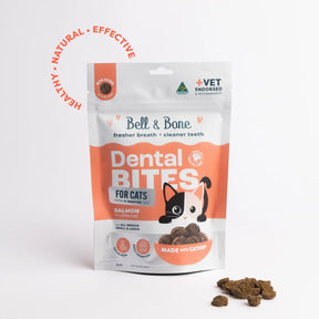 Bell & Bone Cat Dental Bites Salmon & Charcoal 80g