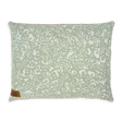 Indie Boho Neutral Brushstrokes Boucle Dog Bed Sage Large