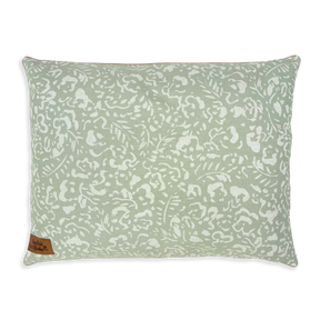 Indie Boho Neutral Brushstrokes Boucle Dog Bed Sage Large