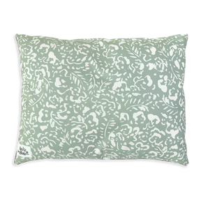 Indie Boho Neutral Brushstrokes Water Resistant Dog Bed Sage Large