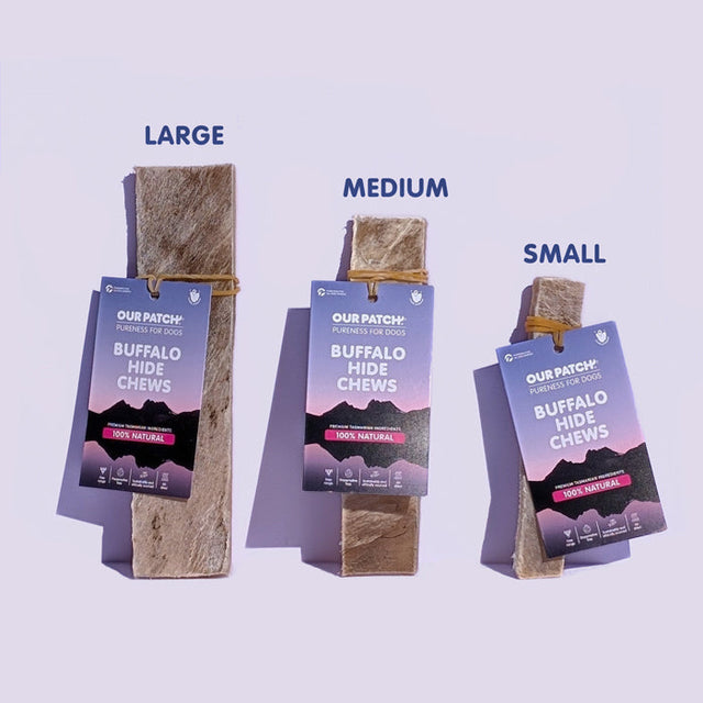 Our Patch Tasmanian Buffalo Hide Dog Chew