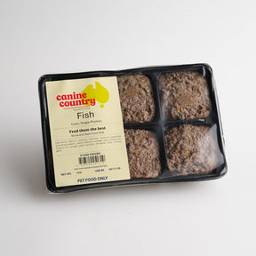 Canine Country Fish Blend BARF Raw Dog Food Tray 1kg