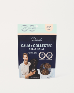 Drool Calm + Collected Salmon Dog Treats 110g