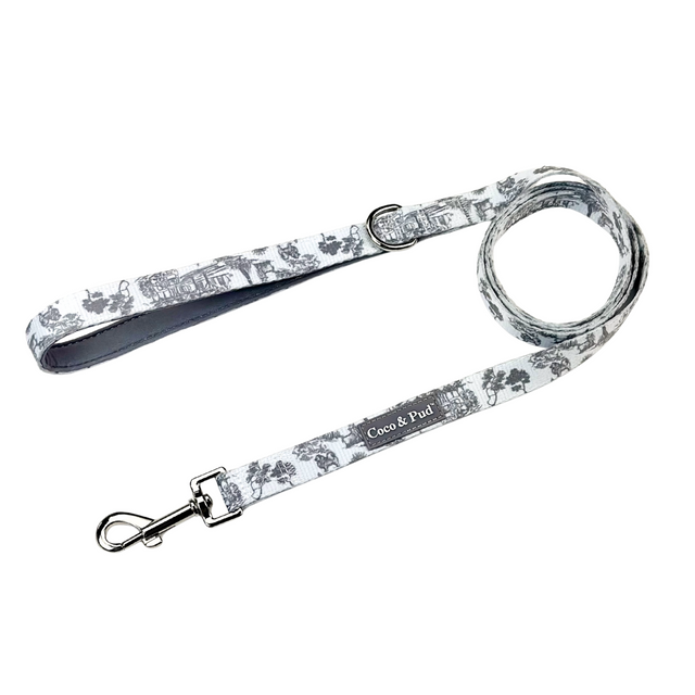 Coco & Pud Toile de Chien Grey Dog Lead