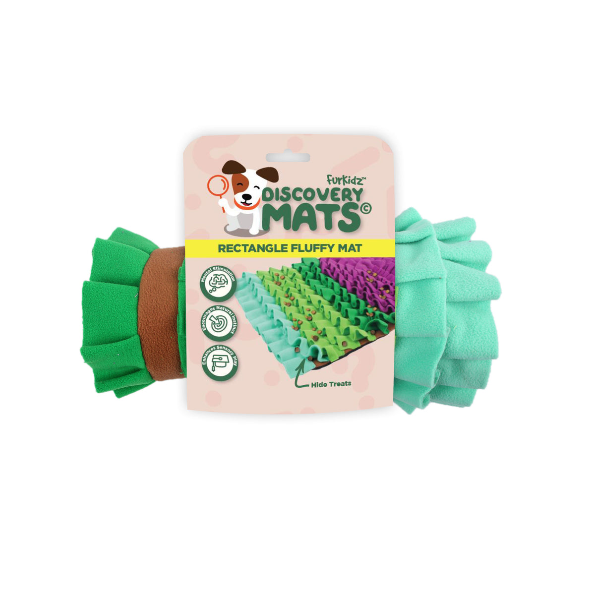 All For Paws Dig It Play & Treat Fluffy Rectangle Mat