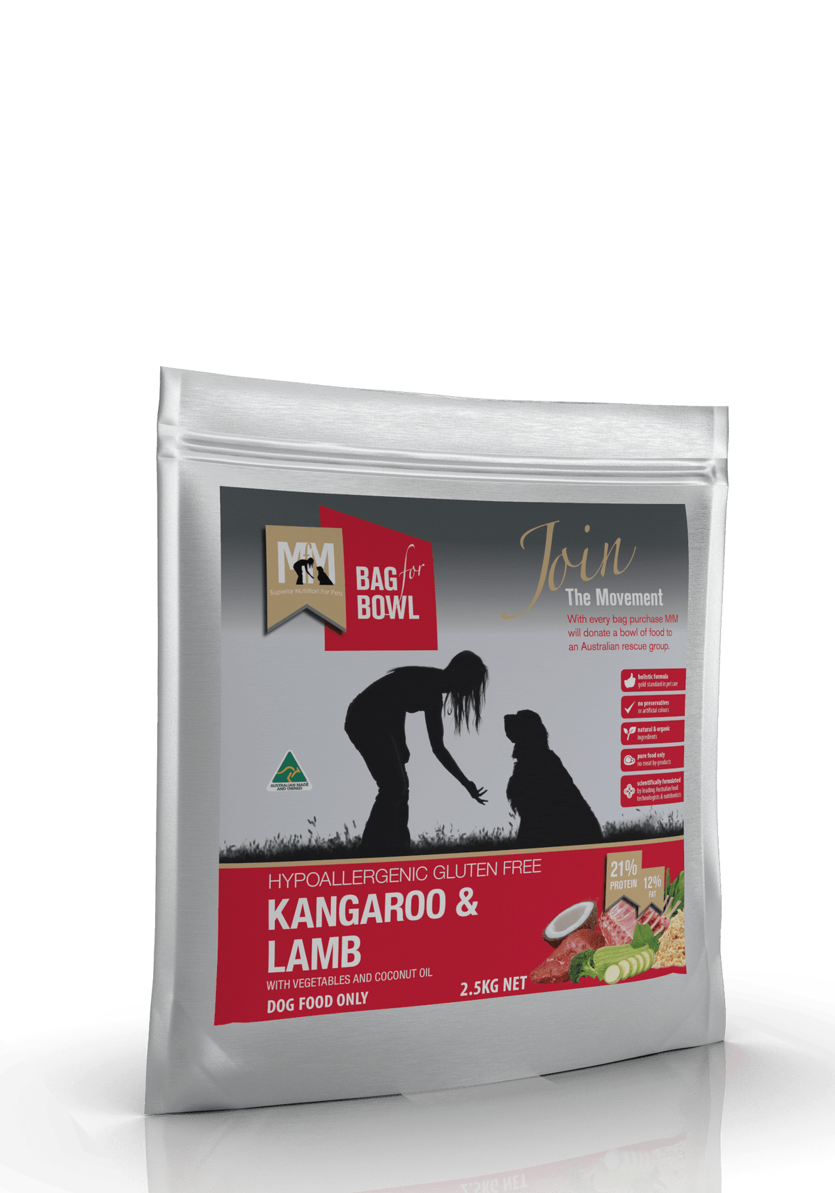 Meals for Mutts Kangaroo & Lamb 2.5kg