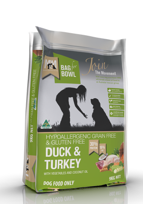 Meals for Mutts Duck & Turkey 9kg
