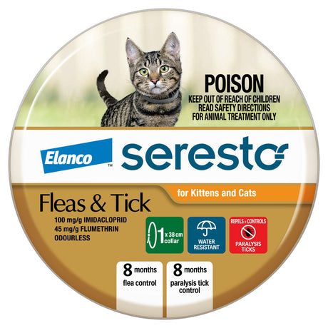 Seresto Flea & Tick Collar for Cats and Kittens