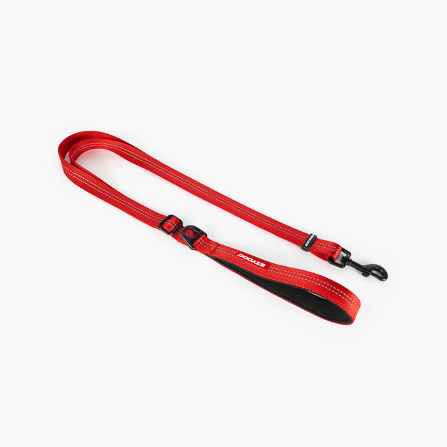 Essential Adjustable Leash L Red