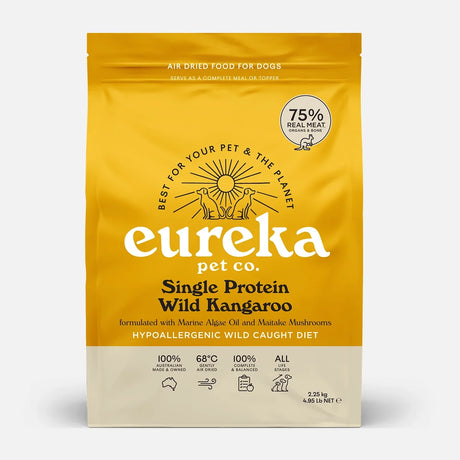 Eureka Single Protein Wild Kangaroo air dried dog food