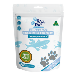Freezy Paws Freeze Dried Green Lipped Mussels Pet Treats 50g